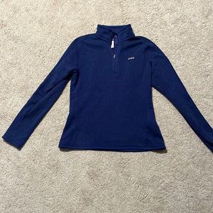 PATAGONIA FLEECE QUARTER ZIP BLUE WOMANS SMALL